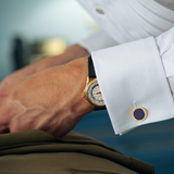 Lapis Lazuli Nesting Gem Cuff Links