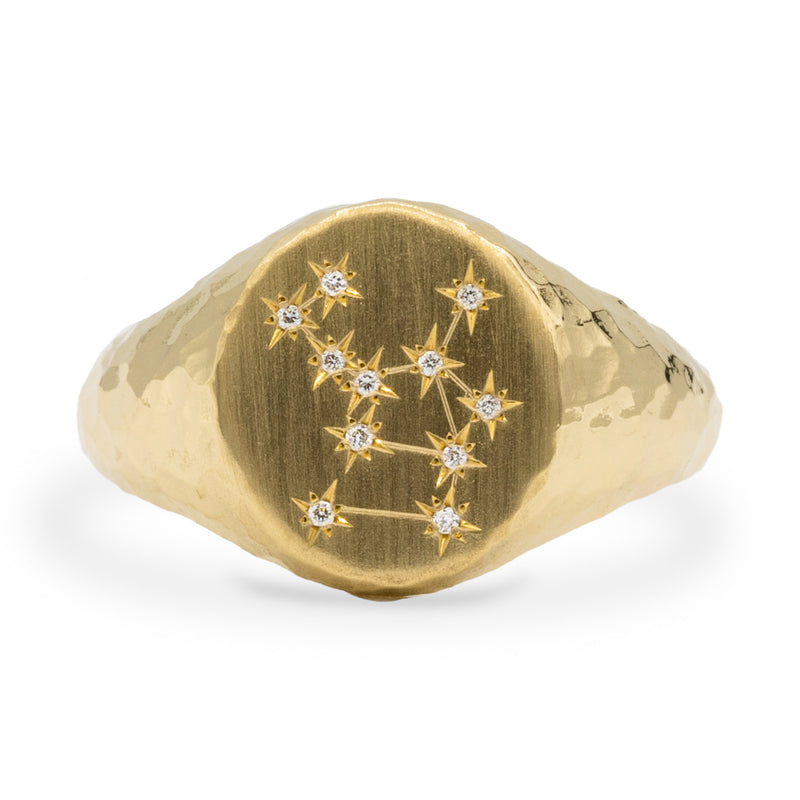 Celestial Signet Ring - Aquarius