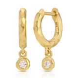 Nano Nesting Diamond Round Charmed Micro Gabby Hoops