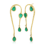 Eucalyptus Emerald Earrings