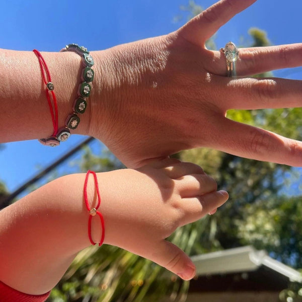 Baby Parachute Bracelet - Red