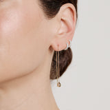 Nesting Gem Drop Earrings - Pear Diamond