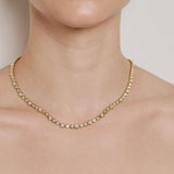 Nesting Gem Tennis Necklace - Diamond