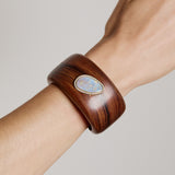 Opal Tribute Cuff - Wood