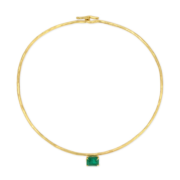 Tribute Collar - 5.22 Carat Emerald