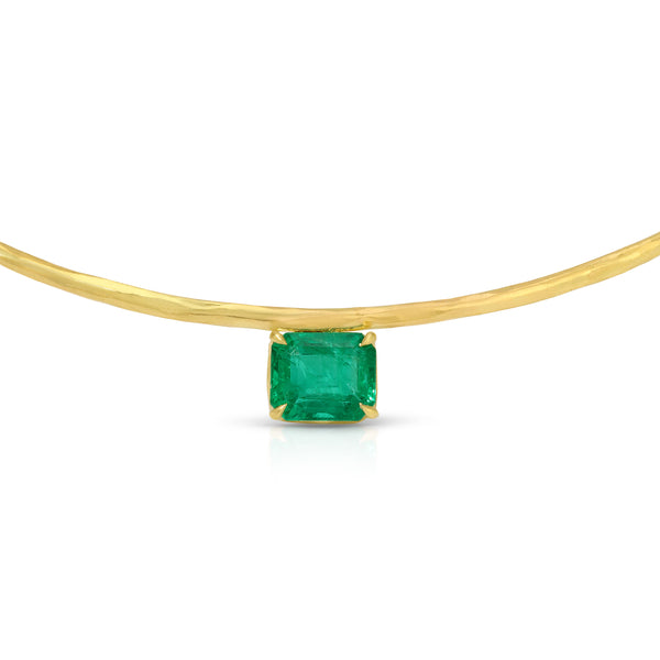 Tribute Collar - 5.22 Carat Emerald