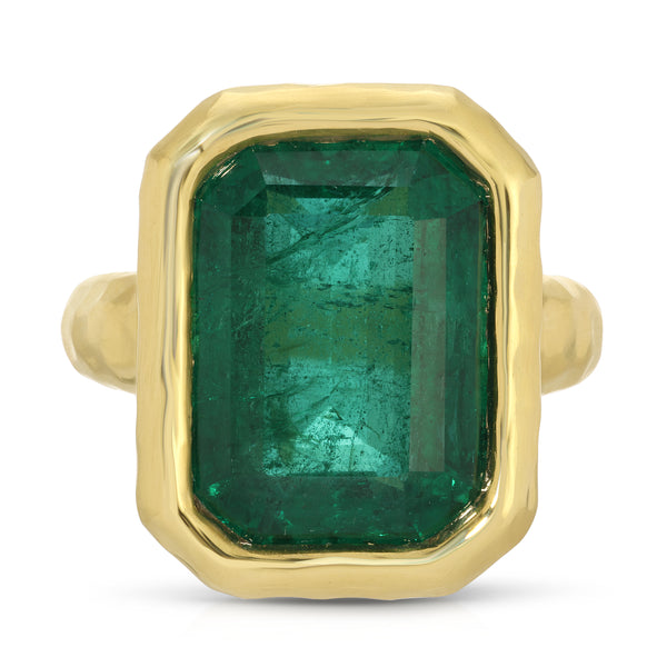 Tribute Ring - Emerald - 11.22 Carats