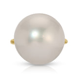 White Pearl Orb Ring