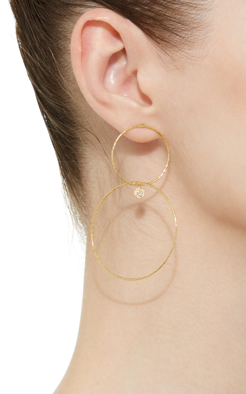 Medium Nesting Gem Hoops – Octavia Elizabeth